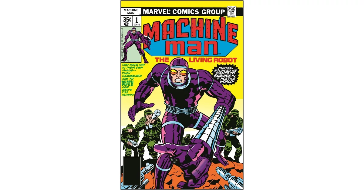 Machine Man képregények a Marveltől