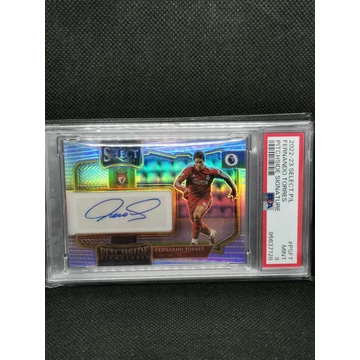 2022-23  Panini Prizm Fernando Torres PSA gradelt auto, dedikált kártya