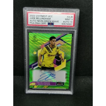 2022-23 Topps Chrome Jude Bellingham  /99 Auto, dedikált gradelt kártya