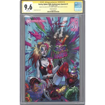 Harley Quinn 30th Anniversary Special  1 CGC 9.6 Signed by :  Dini; Conner; Palmiotti 