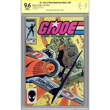 GI Joe A Real American Hero #28 CBCS 9.6 Signed by Larry Hama