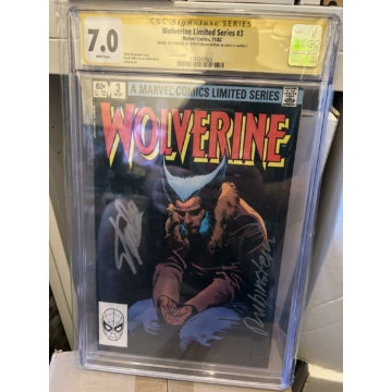 Wolverine #3 CGC 7.0 Signed by Stan Lee