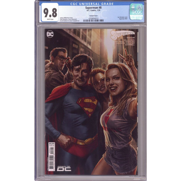 Superman (2023 DC) 8 Lee Bermejo variant CGC 9.8