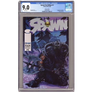 Spawn Fan Edition (1996) Platinum 2 CGC 9.0 1st app of Nordic