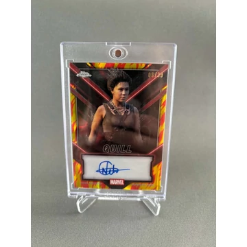 Topps Chrome Deadpool 2025 Quill /39 dedikált, számozott kártya