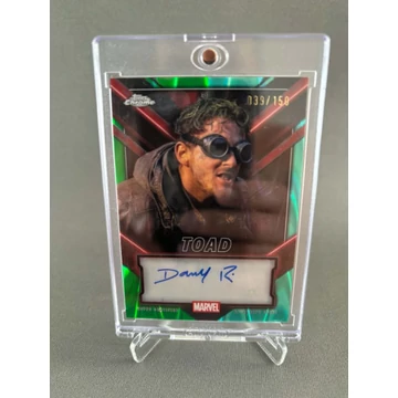 Topps Chrome Deadpool 2025 Toad /150 dedikált, számozott kártya