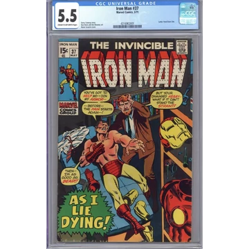 Iron Man #37 CGC 5.5
