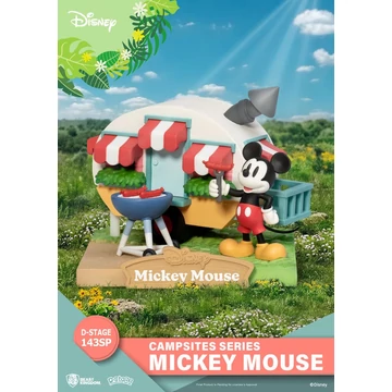 Disney D-Stage Campsite Series PVC Diorama Mickey Mouse Special Edition 10 cm