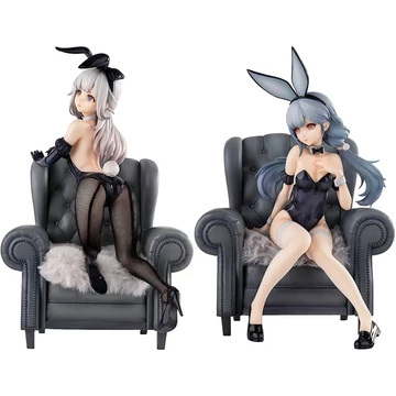 Original Character SSR PVC Statuen 1/7 Yi Ren Guan - House of Unhumans Jin Hua: Bunny Ver. + Qiao Er Combinatorial 23 cm