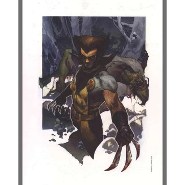 Simone Bianchi - Wolverine & Sabretooth  dedikált, sorszámozott print