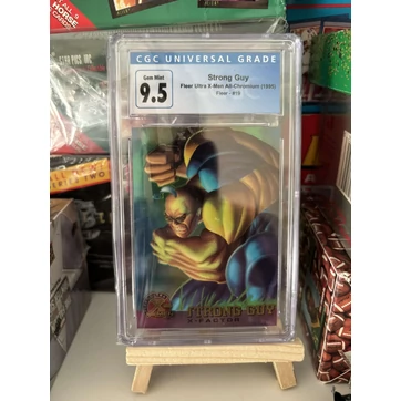1995 Strong Guy Fleer Ultra X-Men All-Chromium Fleer #19 CGC 9.5 kártya