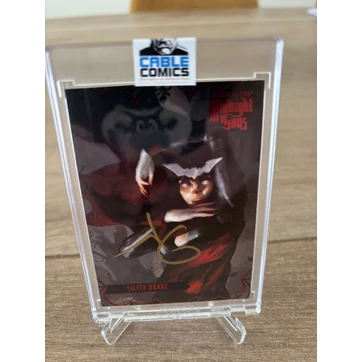 2023 Fleer Ultra Midnight Sons Red /100 Lilith Drake Nicholas Gregory Auto  kártya