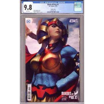 Birds of Prey  #1 Artgerm Lau variant CGC 9.8 