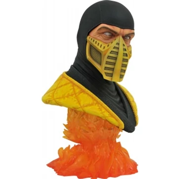 Mortal Kombat Scorpion 1/2 Mellszobor