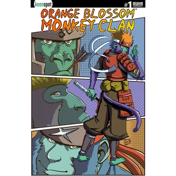 Orange Blosom Monkey Clan #1 reatiler incentive variant