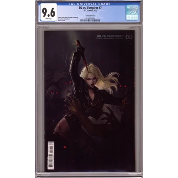 DC vs. Vampires 7C CGC 9.6 Leirix 1:25 variant