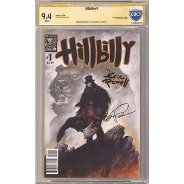 Hillbilly (2016) 1A CBCS 9.4 Signed by Powell