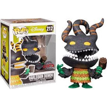 Disney The Nightmare Before Christmas Harlequin Demon Diamond Glitter Funko 