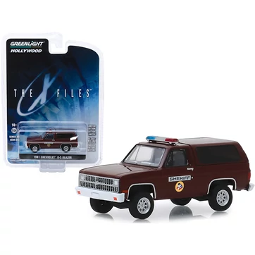 The X-Files Diecast Model 1/64 1981 Chevrolet K-5 Blazer Sheriff
