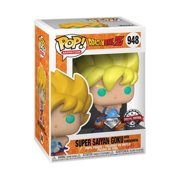 Dragon Ball Super Saiyan Goku with Kamehameha diamond glitter Special Funko POP