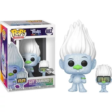 Trolls World Tour Guy Diamond with Tiny Diamond Glitter Funko POP