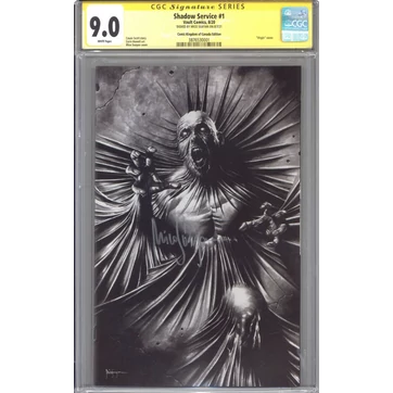 Shadow Service (2020 Vault Comics) #1 CGC 9.0 Signed by Suayan
