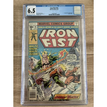 Iron Fist #14 CGC 6.5 1st app of Sabretooth