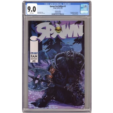 Spawn Fan Edition (1996) Platinum 2 CGC 9.0 1st app of Nordic