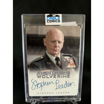 X-men Origins Wolverine kártya Stpehen Leeder által dedikálva