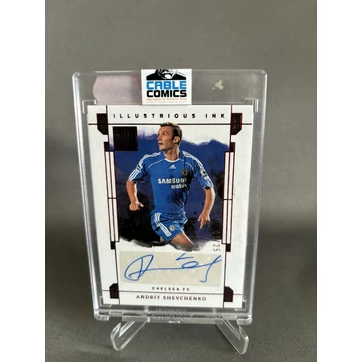 Panini Chelsea Andriy Shavchenko  auto, dedikált kártya