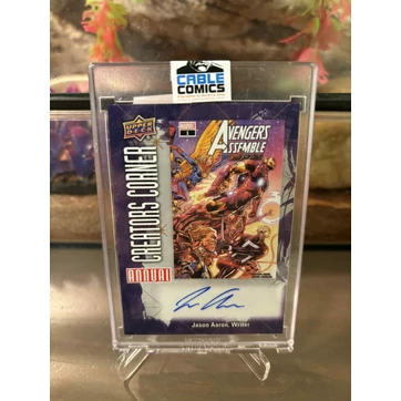 Upper Deck Marvel Avengers Jason aaron dedikált kártya