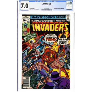 Invaders #21 CGC 7.0