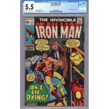 Iron Man #37 CGC 5.5