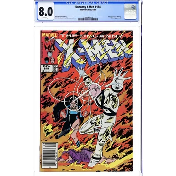 Uncanny X-Men #184 CGC 8.0 1st appearance of Forge