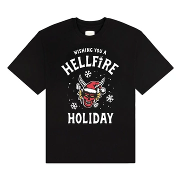 Stranger Things T-Shirt Wishing You A Hellfire Holiday