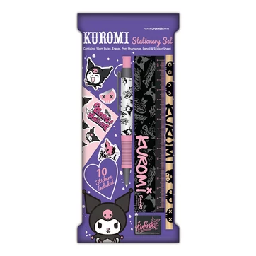 Sanrio Stationery Set 6-Pack Kuromi