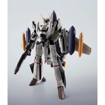 Macross 7 Hi-Metal R Action Figure VF-0S Phoenix (Roy Focker Use) & QF-2200D-B Ghost Set 14 cm
