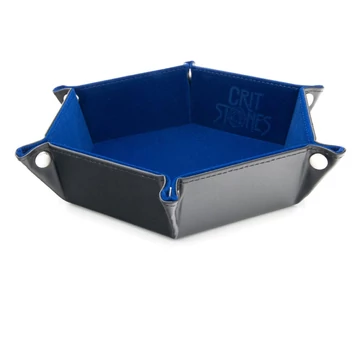 CritStones Folding Dice Tray Blue