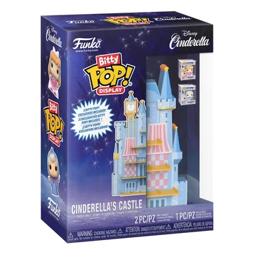 Disney Bitty POP! Display with 2 Vinyl Figures Cinderella's Castle