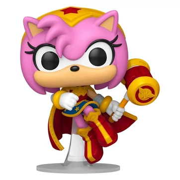 DC x Sonic the Hedgehog POP! Heroes Vinyl Figure Amy as Wonder Woman 9 cm