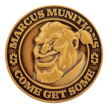 Borderlands Collectable Coin Marcus Munitions Limited Edition