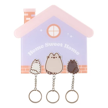 Pusheen Key rack incl. 3 key rings