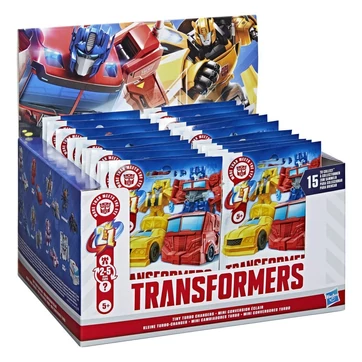 Transformers Mini Action Figures 4 cm Tiny Turbo Changers Blind Box Display (24)