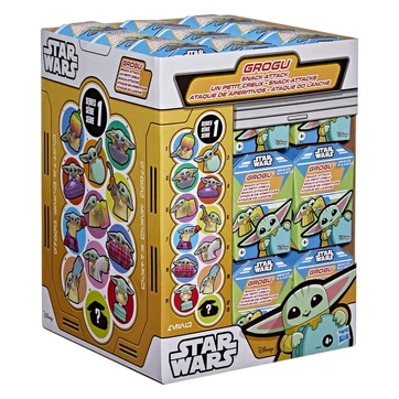 Star Wars Mini Figures 4 cm Grogu Snack Attack Series 1 Blind Box Display (24)