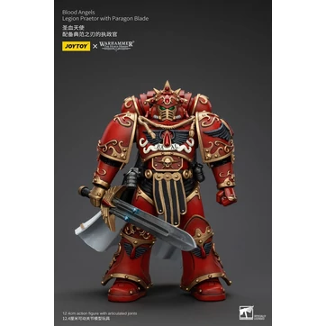 Warhammer The Horus Heresy Action Figure 1/18 Blood Angels Legion Praetor with Paragon Blade 13 cm