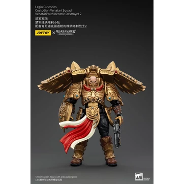 Warhammer The Horus Heresy Action Figure 1/18 Legio Custodes Custodian Venatari Squad Venatari with Kenetic Destroyer 2 13 cm