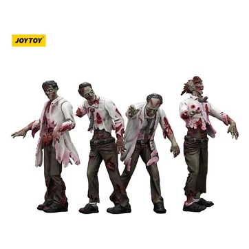 Zombie Dark Source Action Figures 4-Pack Scientists (Male) 8 cm
