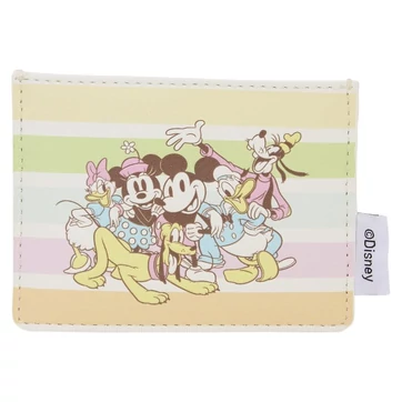 Disney by Loungefly Cardholder Mickey and Friends Rainbow Stripes