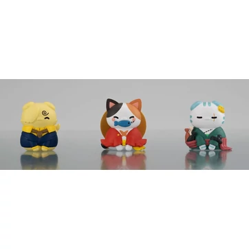 One Piece Mega Cat Project Trading Figure 3-Pack Nyan Piece Nyan! Happy Trio 2024 Limited Ver. 3 cm