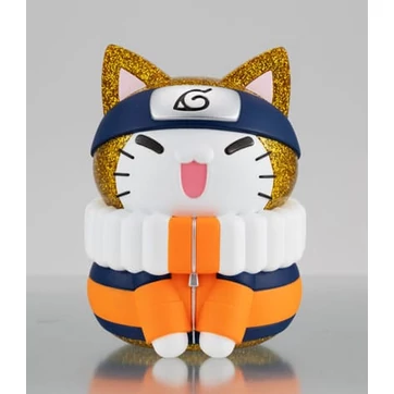 Naruto Shippuden Mega Cat Project Nyanto! Giant Nyaruto Series Trading Figure Naruto Uzumaki Gold Ver. 10 cm